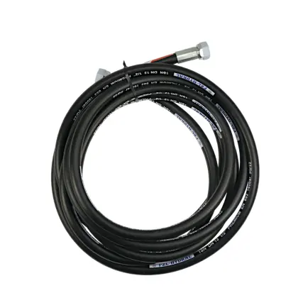 Przewód hydrauliczny gwint M22x1,5 proste (płaska - DKOL) L-5800mm DN12-2SN 27,5MPa PZL HYDRAL 46266