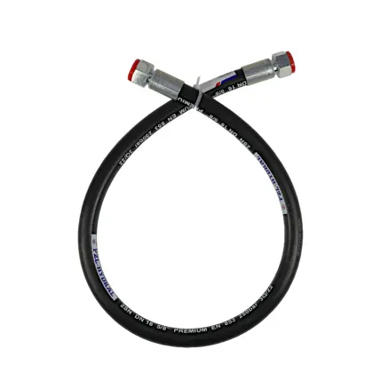 Przewód wąż hydrauliczny 250 bar gwint M27x2 proste L-1100mm DN16-2SN PZL HYDRAL 46275
