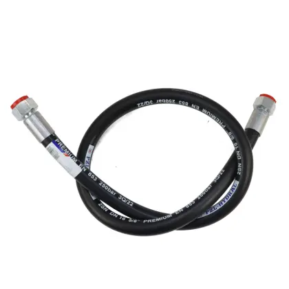 Przewód wąż hydrauliczny 250 bar gwint M27x2 proste L-1250mm DN16-2SN PZL HYDRAL 46276
