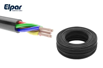 PRZEWÓD ELEKTRYCZNY ELPAR 5X0,75MM2 YLY-S 100MB