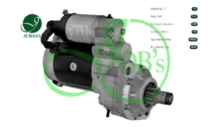 ROZRUSZNIK JOBS JOHN DEERE RENAULT 12V 3,2 KW  0001359016  AL110503  AZJ3307