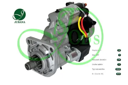 ROZRUSZNIK PLANETARNY JOBS JUBANA 24V 5 KW FENDT MAN SCHLUTER