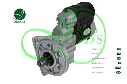 ROZRUSZNIK PLANETARNY JOBS JUBANA AGRIFULL, FIAT, IVECO 12V 2,8KW  9142680 0001367082