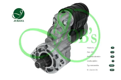 ROZRUSZNIK PLANETARNY JOBS JUBANA AGRIFULL, VM MOTORI 12V 2,8KW 0001358041 AZJ3540 LRS01023