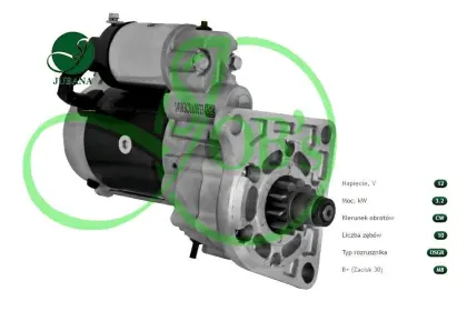 ROZRUSZNIK PLANETARNY JOBS JUBANA CASE, FORD, NEW HOLLAND 12V 3,2kW  9142766  0001367006  89821291
