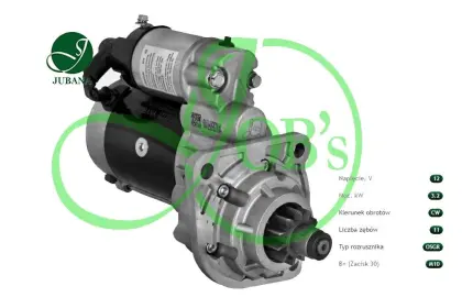 ROZRUSZNIK PLANETARNY JOBS JUBANA CASE, MF, ZETOR 12V 3,2KW 9144722 0001358050
