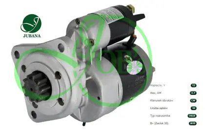 ROZRUSZNIK PLANETARNY JOBS JUBANA MF 4P CLAAS 12V 2,7 KW 9142804 1680065M1