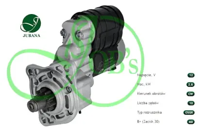 ROZRUSZNIK PLANETARNY JOBS JUBANA URSUS MF 12V 2,8 KW 9142743 7017954M1