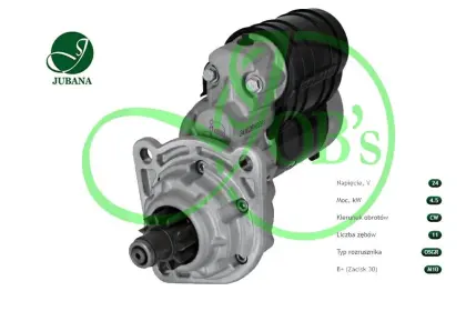 ROZRUSZNIK PLANETARNY JOBS JUBANA ZETOR , C385 I POCHODNE 24V 4,5 KW 243708134 243708109