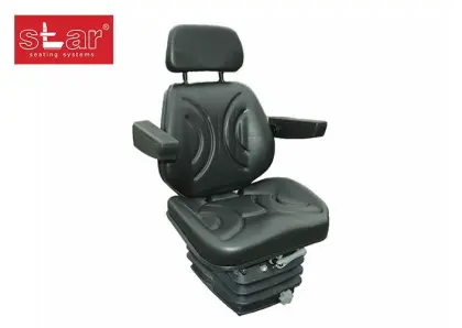 SIEDZENIE UNIWERSALNE PVC Z PODŁOKIETNIKIEM AMORTYZOWANE MECHANICZNE URSUS ZETOR INNE TURCJA
