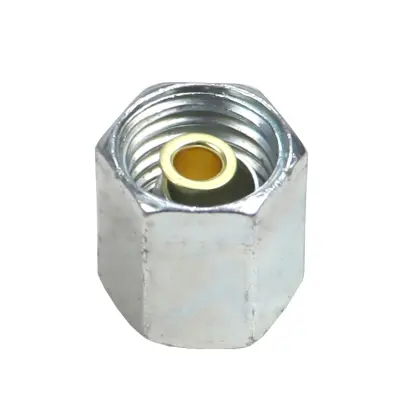 Koncówka złączka kompletna tekalan na przewód 6mm nakrętka M12x1,5 12548