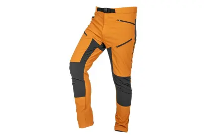 SPODNIE ROBOCZE OUTDOOR, 4 WAY STRETCH,  MUSZTARDOWO-SZARE, ROZMIAR XL