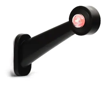 Lampa obrysowa przednio - tylna W21.3 12/24V Biało - Czerwona LED 12V/24V wodoodporna IP66/68 prawa