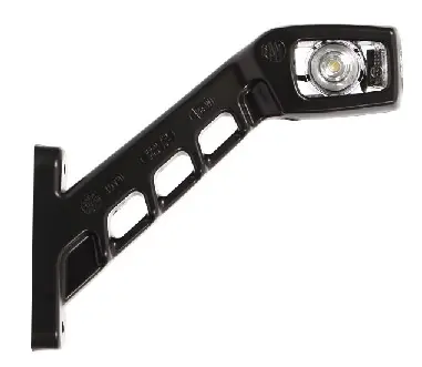 Lampa zespolona obrysowa kątowa długa przednio - tylna i pozycyjna boczna W48 LED 12/24V wodoodporna prawa z przewodem