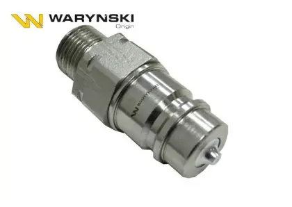 SZYBKOZŁĄCZE HYDRAULICZNA WTYCZKA M20X1,5 GWINT ZEWNĘTRZNY  EURO
