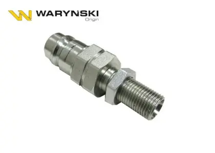 SZYBKOZŁĄCZE HYDRAULICZNE WTYCZKA LONG M16X1,5 GWINT ZEWNĘTRZNY EURO (9100816W)ISO 7241-A