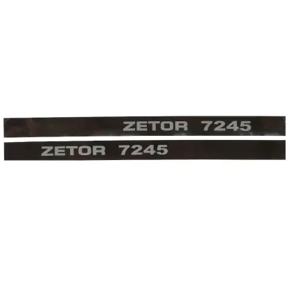 Komplet znaków - emblematów do ciągnika Zetor 7245 13470
