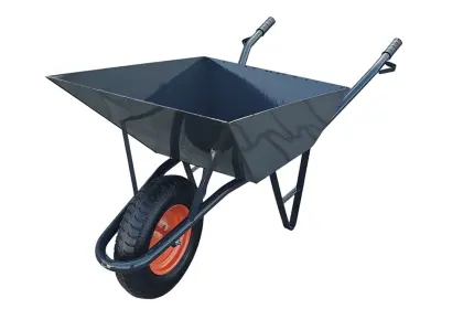TACZKA BUDOWLANA BLACHA 2MM DODATKOWA RAMA PRZD KOŁEM 90L 250KG
