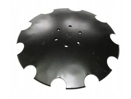 TALERZ UZĘBIONY BRONY 560X4 MM 6 OTWORÓW 14 MM ROZSTAW 120