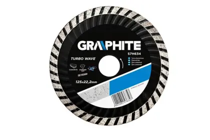 TARCZA DIAMENTOWA 125X22,2MM TURBO WAVE