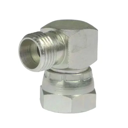 Złącze - złączka hydrauliczna - kolanko 90 AB 3/8" - M16x1,5 10L