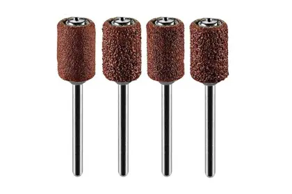 TAŚMA SZLIFIERSKA 6,3MM K60, K80, K120, K240 ZESTAW 100SZT +TRZPIEŃ 3,2MM 2SZT