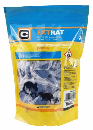 TRUTKA NA MYSZY I SZCZURY PASTA 1KG