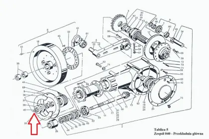 Nakrętka M36*1,5 prasa kostkująca z-224 Sipma 522304145