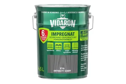 VIDARON IMPREGNAT ANTRACYT SZARY V16 4,5L