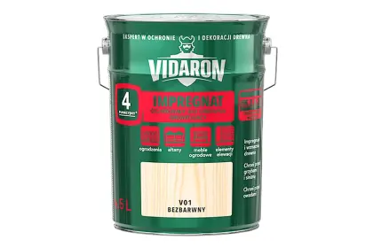VIDARON IMPREGNAT OCHRONNY DO DREWNA GRUNTUJĄCY V01 MAT 4,5L