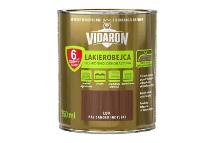 VIDARON LAKIEROBEJCA L09 PALISANDER INDYJSKI POŁYSK 0,75L
