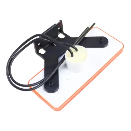 Lampa obrysowa pozycyjna boczna W17 12/24V pomarańczowa wodoodporna IP68 LED z odblaskiem 694