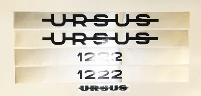 Komplet znaków - emblematów Ursus 1222