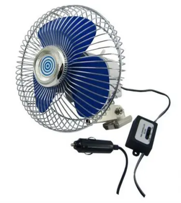 WENTYLATOR OBROTOWY SAMOCHODOWY MOCOWANIE STAŁE 24V 176MM METALOWY