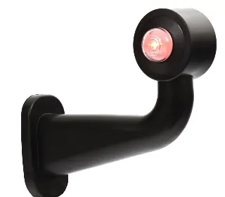 Lampa obrysowa przednio - tylna W21.5 12/24V Biało - Czerwona LED 12V/24V wodoodporna IP66/68 prawa