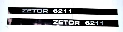 Komplet znaków - emblematów Zetor 6211