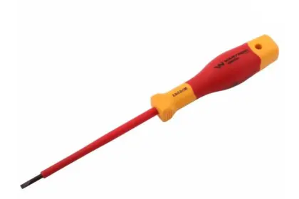 WKRĘTAK PŁASKI IZLOL.3X100MM VDE STAL S2 WARYŃSKI
