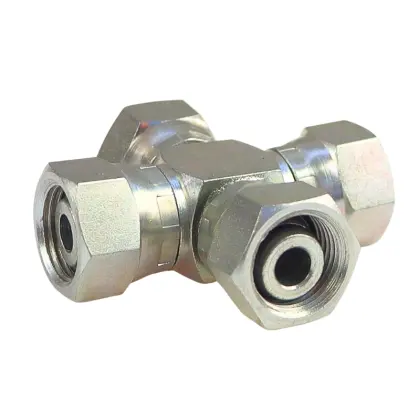 Złącze - złączka hydrauliczna - czwórnikowa AAAA M18x1,5 12L