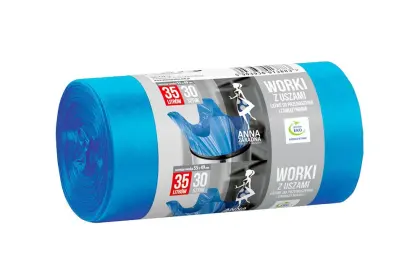 WORKI NA ŚMIECI EP 35L SUPERMOCNE NIEBIESKIE