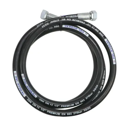 Przewód wąż hydrauliczny DKR/DKR G1/2""BSP DN12X2SN 275BAR L-3550 (PKP213 x 3550 AOL) PZL HYDRAL