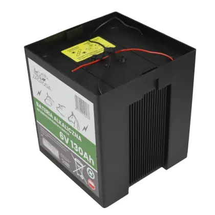 Bateria alkaLiczna ,akumulator 130Ah 6V do elektryzator pastuch ZAGRODA