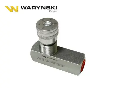 ZAWÓR DŁAWIĄCO-ZWROTNY WRFU 90 3/8 BSP WARYŃSKI