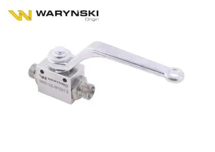 ZAWÓR KULOWY HYDRAULICZNY 2-DROGOWY 2/2 M16X1.5 10L Z OTWORAMI MOCUJĄCYMI 500BAR