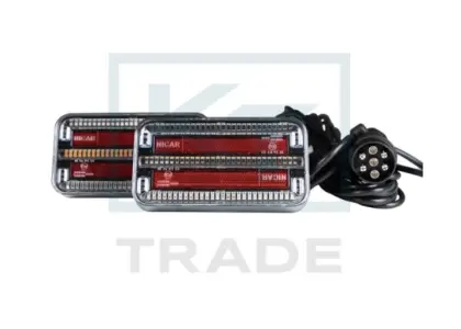 ZESTAW LAMP LED TYLNE ZESPOLONE MAGNES PRZEWÓD 12M 12-24V