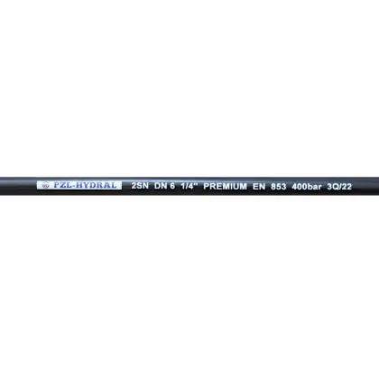 Wąż hydrauliczny do zakuwania DN06 2-oplotowy 400 Bar (sprzedawany po 100m) HYDRAL