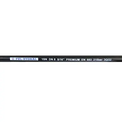 Wąż hydrauliczny do zakuwania DN08 1-oplotowy 215 Bar (sprzedawany po 100m) HYDRAL