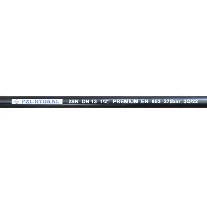 Wąż hydrauliczny do zakuwania DN12 2-oplotowy 275 Bar (sprzedawany po 100m) HYDRAL