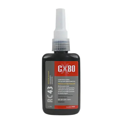 Klej anaerobowy 50ml niebieski zabezpieczenie do łożysk i śrub RC43 CX-80