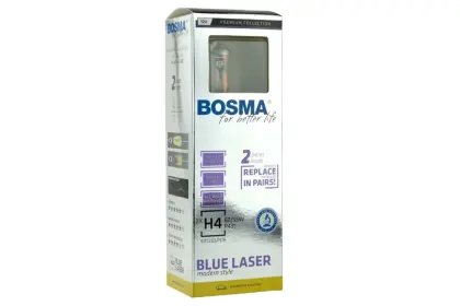 ŻARÓWKA 12V H4 60/55W  BLUE LASER DUO 2SZT