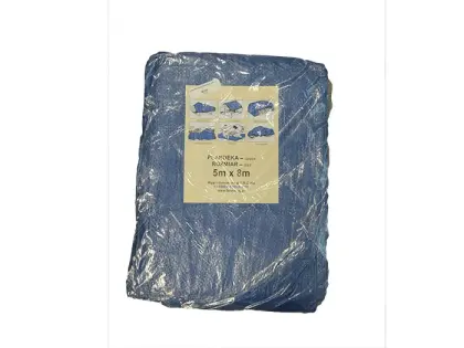 PLANDEKA 5X8M NIEBIESKA 50GR